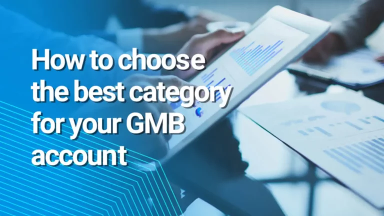 how to choose the best gmb category