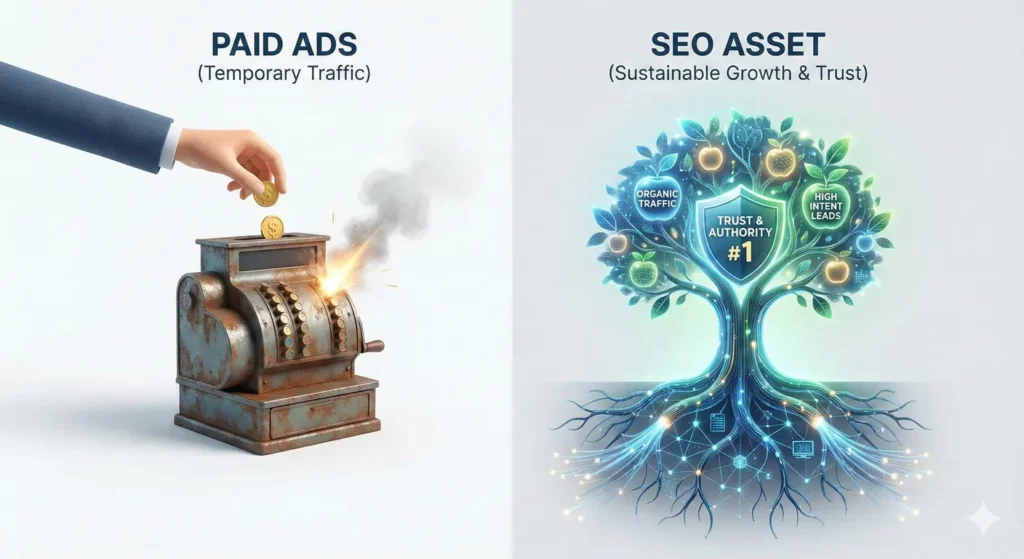 diff between seo and ppc