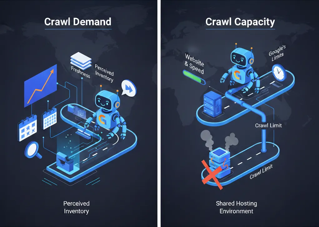 2 step of google determines crawl budget