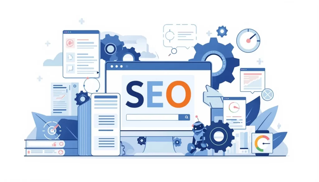 sematic image of technical seo